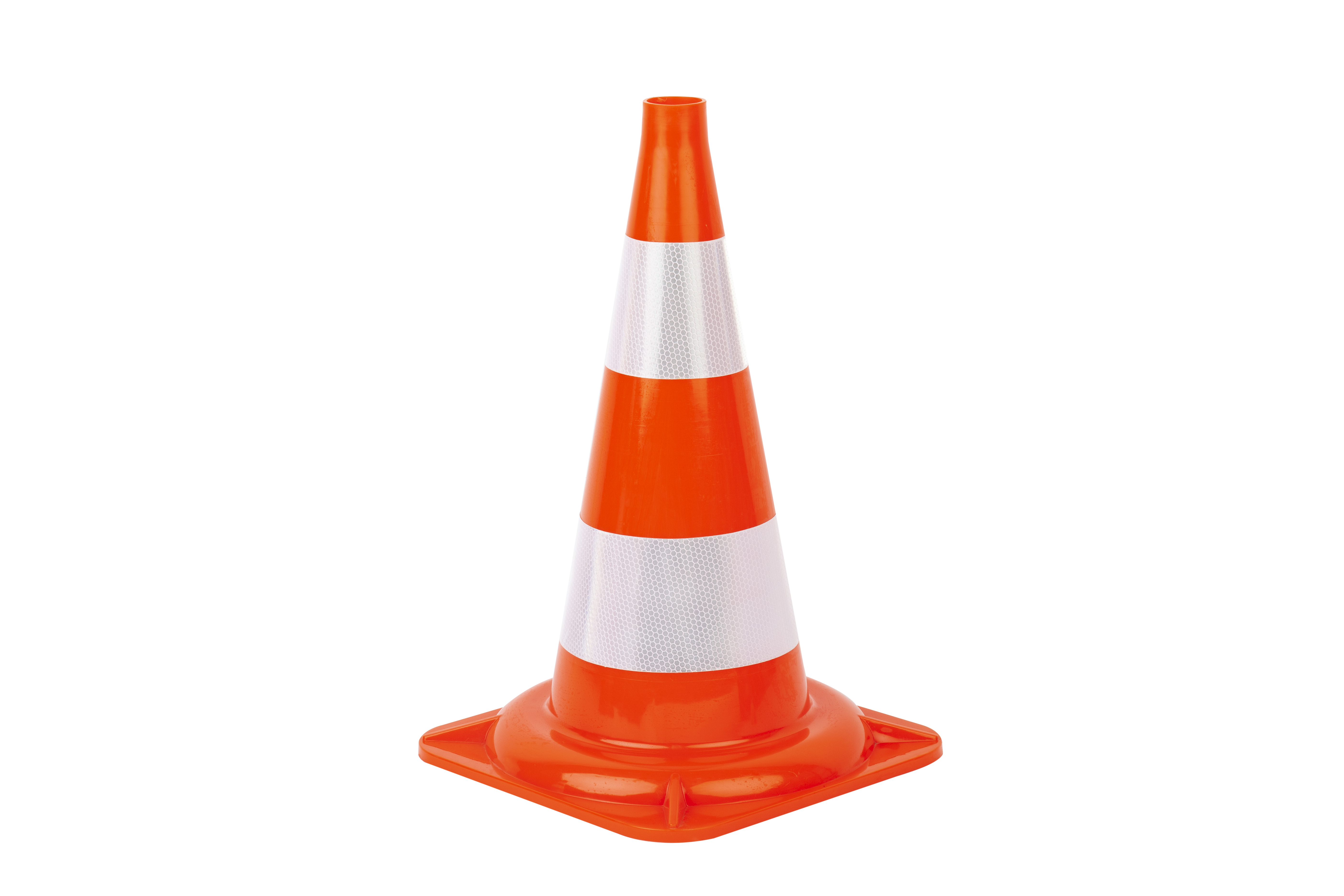 Road cone, reflective, 50 cm ASED